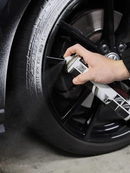 ESPUMA ABRILLANTADORA DE NEUMÁTICOS